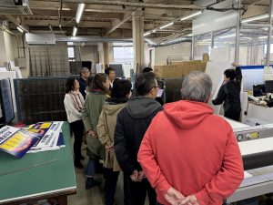 PORT構想様_工場見学の様子